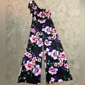Satin Floral Romper *TALL*